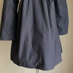 Mossimo sz M navy 100% cotton double breasted long trench coat Blue Size M Photo 6