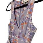 Likely Rana Tiered Ruffle Mini Dress Purple Floral Print Sleeveless Belted Sz 6 Photo 4