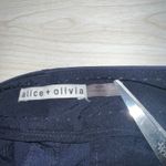 Alice + Olivia Career Business Navy Blue Trouser Dress Pants 2 Preppy Classic Photo 3