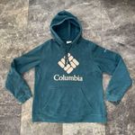 Columbia Teal Blue Green Hoodie Size Medium Photo 0