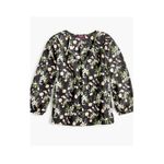 J.Crew x Liberty of London Black Floral Poppy Dream Peasant Blouse Sz.S Photo 1