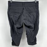 prAna Revenna Knicker Capri Pants Mid Rise Skinny Hiking Climbing Ripstop Gray 0 Photo 5