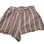 Cali 1850  colored striped linen shorts size medium Photo 1