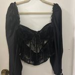 For Love & Lemons Sade Top Black Photo 2