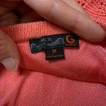 Guess Strapless Knit Top Womens Size M Striped Pink White Y2K Photo 1