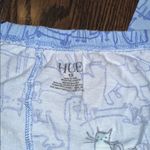 Hue  Light Blue Pajama Pants with Cat and dogs Design size 1X Photo 1