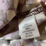 Merona Purple Cotton Splice-Neck Dress - M Photo 9