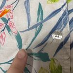 Liz Claiborne Hawaiian T Shirt Floral Tropical Vacation Button Up Size Large Photo 1