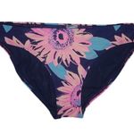 Aerie  M Navy Pink Flower Hipster Bikini Bottom Photo 0