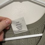 Varley Florian Knit Rib Jersey Perforated Dress in Seagrass Green Size Large Photo 6