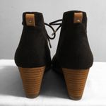 Dr. Scholls black faux suede wedge ankle booties Photo 13