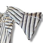 Blue Island  Striped Blue White Gold Swim Cover Up - Size Large Photo 4