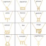 🆕Gemini Zodiac Astrology Pendant Necklace Gold Photo 2