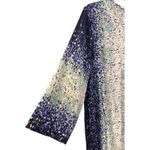 Oscar de la Renta Vintage‎  Pink Label Maxi Dress XL Polyester Long Sleeves Print Photo 6