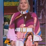 Aura Purely Reminiscing Berry Multi Print Dress Photo 10