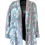 Bellambra Tie Dye Linen Blazer Blue Size M Photo 0