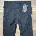POP Fit Women’s Black High Waisted Mesh Leggings Size Medium NWT Photo 6