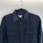 Outerknown Women’s Blanket Shirt Dress Organic Cotton Size Small NWT Black Photo 6