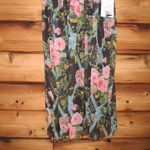 Mac Duggal  9149 Womens Floral Illusion Cap Sleeve Midi Dress Photo 8