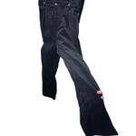 Mable Womens Corduroy Jumpsuit S Button Front Long Sleeve Black Casual Photo 3