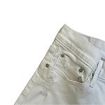 Levi's Levi White Distressed Denim Shorts Photo 7