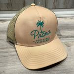 New Lower Pines Trucker Hat Sun Kissed Prana Palm O/S Outdoor Hiking Photo 0