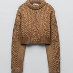 ZARA NWT CABLE KNIT SWEATER Photo 11