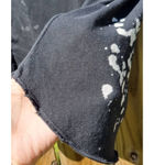 Current/Elliott Current Elliott The Boxy Dolman Sleeve Tee in Black Ink Blot Women's Size 0 Photo 6