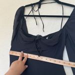 House Of CB Babydoll Chiffon Halter Mini Dress NWOT S (D/E Cup) - Black Photo 8