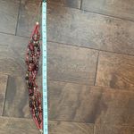 Lia Sophia  Signed Coral Orange Multi Strand Chunky Beaded Boho Costume Necklace Photo 4