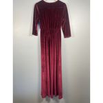 Baltic Born Sofia Velvet Maxi Dress Womens M Whimsigoth Holiday Burgundy Wedding Photo 5