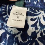 Ralph Lauren Lauren  Navy Blue Cotton‎ Swim Cover Up Sz Small Photo 7