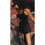 Free People  Movement Black Righteous Runsie One Piece Athletic Comfortable Med Photo 2