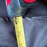 Monteau Black V Neck A Line Dress Pull Over Sleeveless Scalloped Straps Sz 3X Photo 12