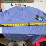 Columbia Women’s Maplegate Blue Performance Shirt Quick Dry Fishing Large Photo 5