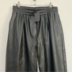 n:philanthropy NWT  Faux Leather Joggers in Black Medium Photo 2