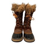 Sorel  Women's Brown Joan of Arctic Leather Snow Boots Size 9 Photo 3