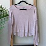 Charlotte Russe Light Pink Knit Long Sleeve Sweater Top Photo 4