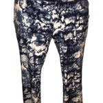 Bobbie Brooks Tie Dye Yoga Pants w/Fold Over Waistband Sz M Blue Size M Photo 0