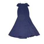 Love, LIkely Navy Blue Sleeveless Layered Ruffle Evening Gown Size 4 Photo 10
