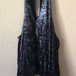 American Eagle NWT Blue Velvet Choker Top large Photo 0