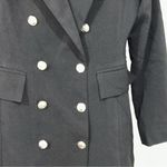 Lulus Black Double Breasted Coat Dress(Size Small) Photo 9