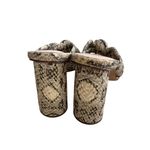 Loeffler Randall Snake Print Leather Knot Sandals Heels Size 6.5 Photo 7