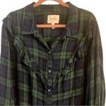 Jessica Simpson Petunia Plaid Ruffle Button Up Shirt 3X Tartan Prairie Western Photo 6