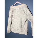 Element Off the Shoulders Cardigan Womens Sz Med/L Oversized Textured Lagenlook Size L Photo 1