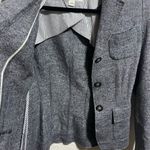 Banana Republic  Heather Gray Blazer Size 2 - Viscose Wool‎ Blend Photo 2