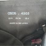 ASOS 4505 Black Icon Leggings Size 4 Activewear Elastic Waistband cotton touch Photo 6