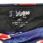 LuLaRoe Capri Jade Floral Roses Athletic Capri Leggings Sz 2X NWT Workout Pants Photo 6