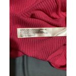 Daily Practice Ribbed Ruched V Neck Midi Dress Hot Pink XSP Size undefined Photo 6