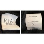 NWT RTA Emma Distressed Cashmere Pullover Sweater Size XS Black Photo 6